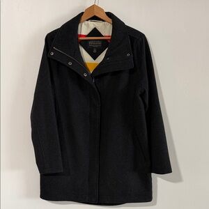 Pendleton Women's Classic Black Pea Coat